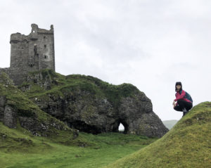 Isle of Kerrera - Gylen Castle in Scotland