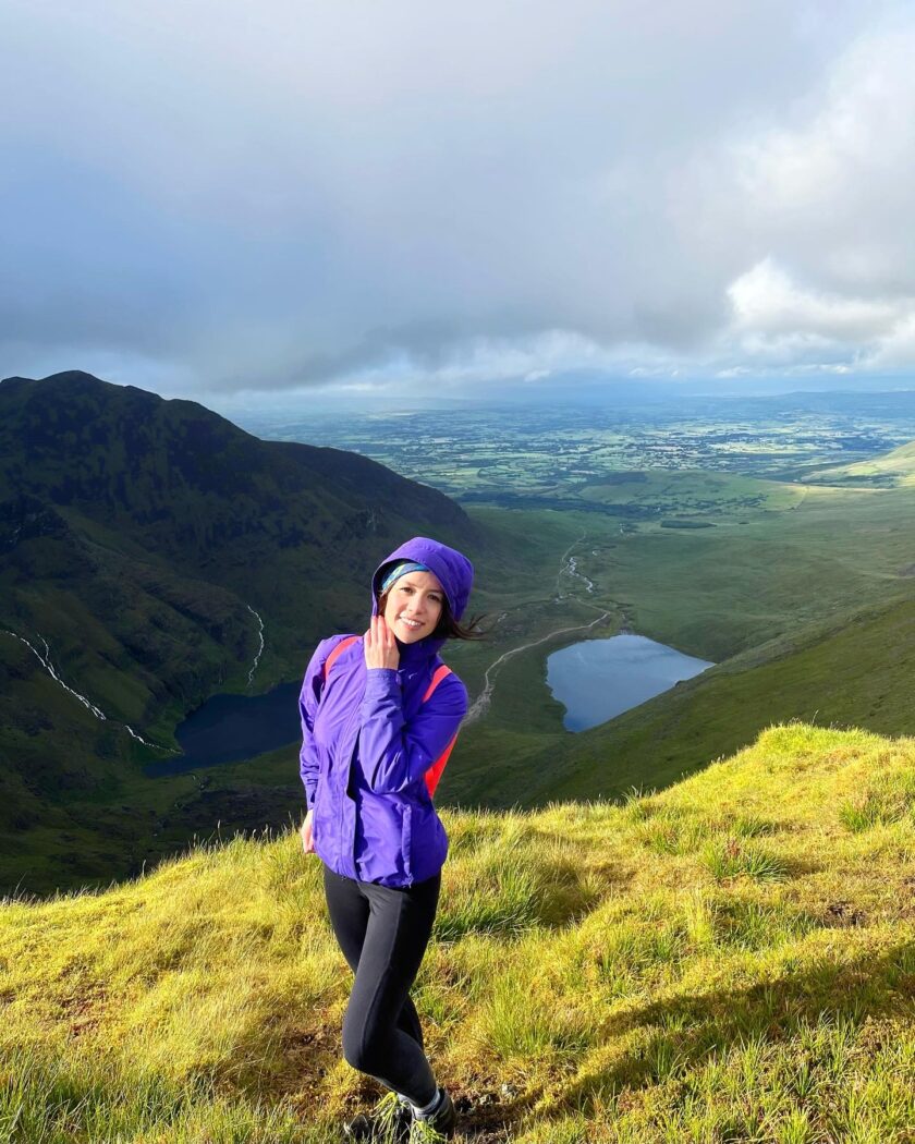 Hiking Carrauntoohil mountain in Kerry, Ireland