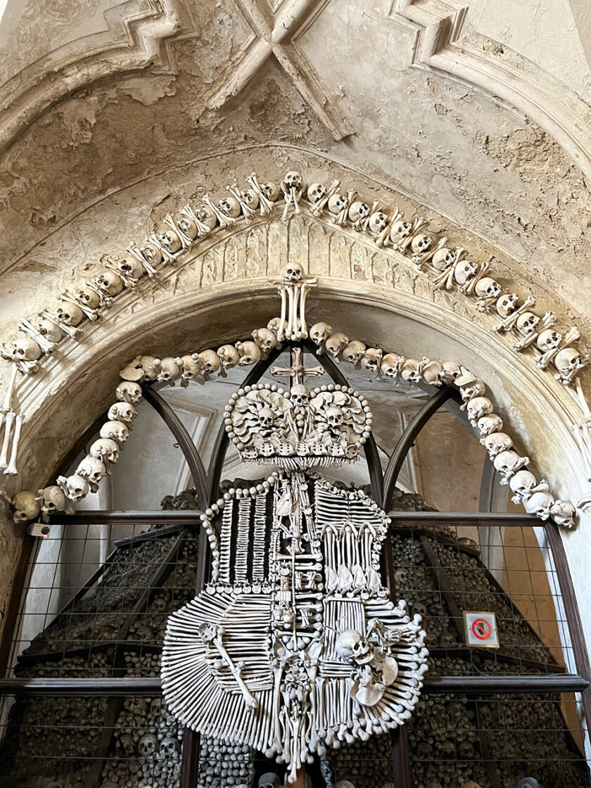 Sedlec Ossuary: the 'Church of Bones' in Kutna Hora near Prague