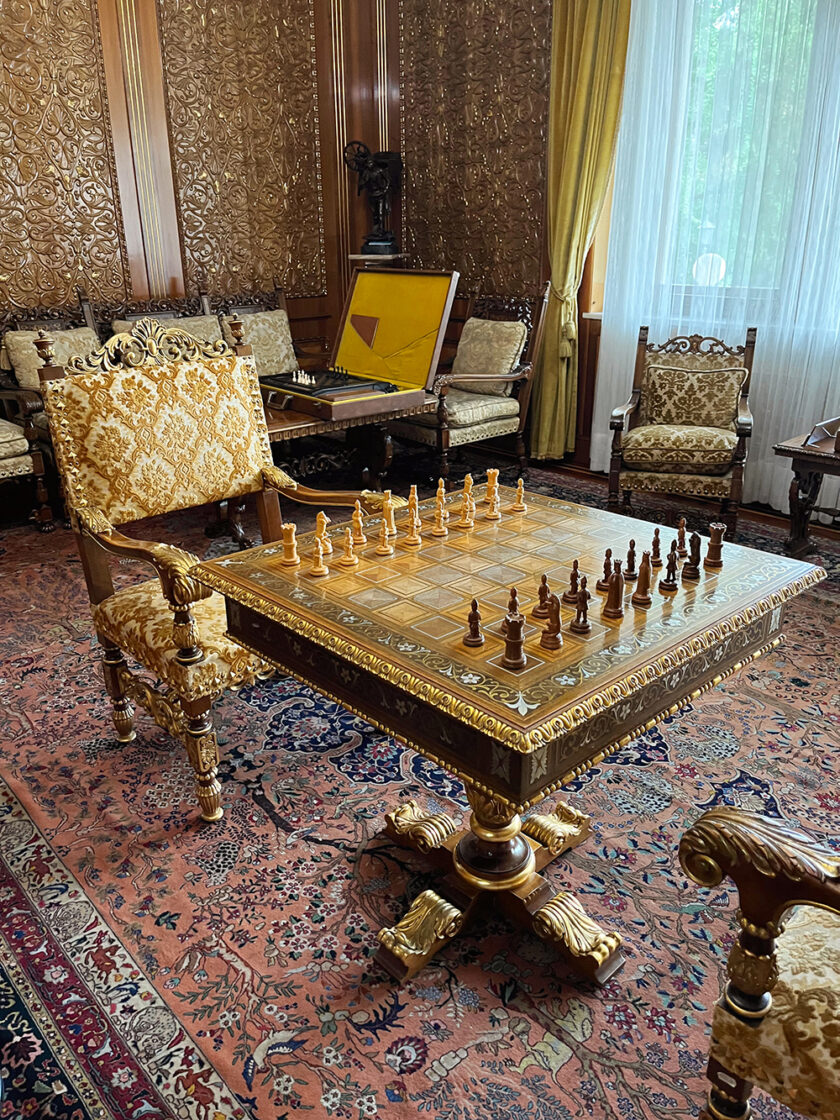 Inside Ceausescu Mansion - chess room