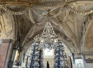 Sedlec Ossuary 'Bone Church' in Kutna Hora, Prague, Czech Republic