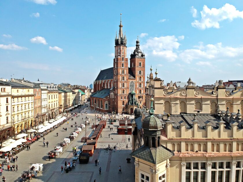 Rynek Główny, Kraków main square, Poland