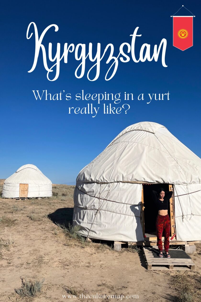 Sleeping in a yurt in Kyrgyzstan