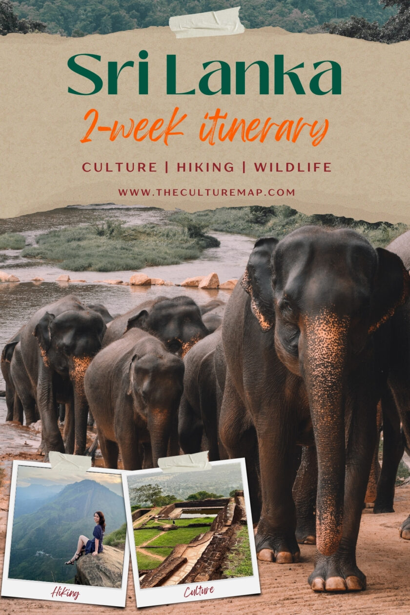Sri Lanka 2-week travel itinerary