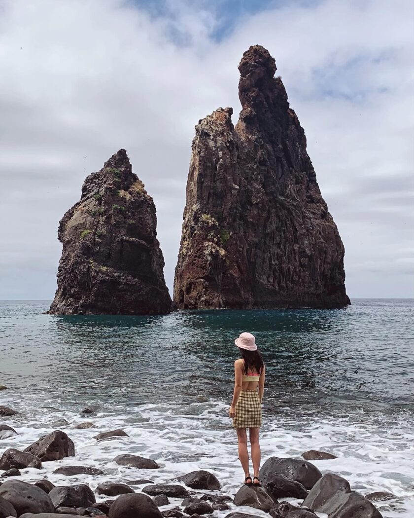 Ribeira de Janela - Basalt rocks in Madeira