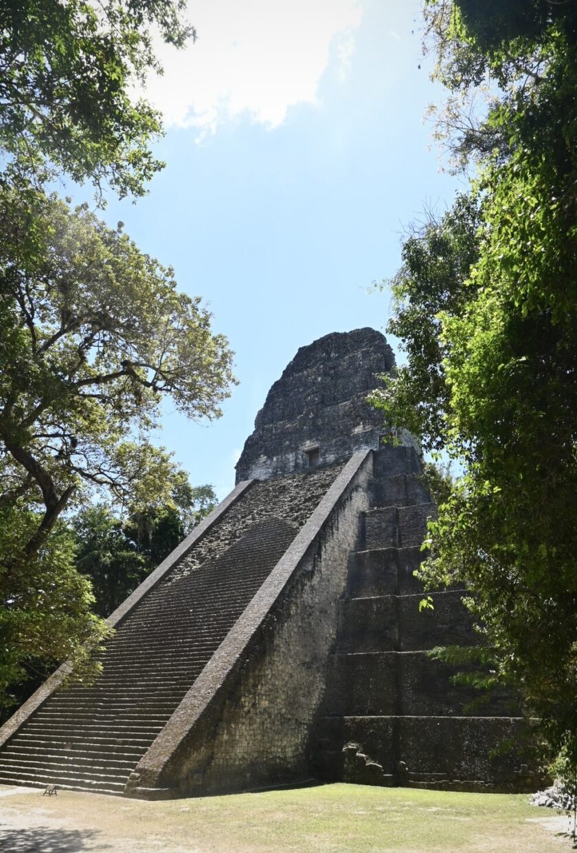 Temple V - tour of Tikal in Guatemala