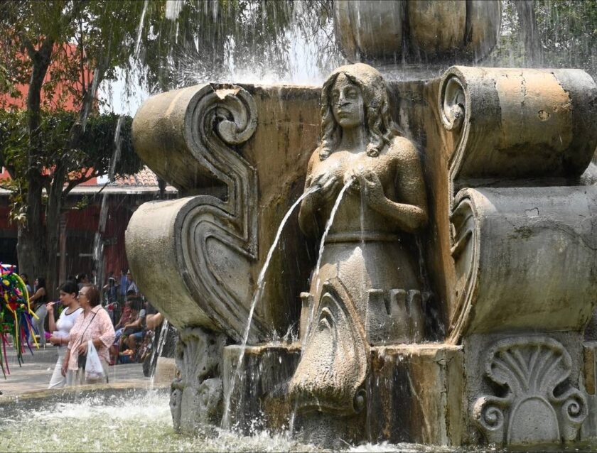 Fountain of Sirens in Plaza Mayor